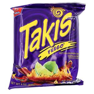 Takis Limited Edition ข้าวโพดคั่วพริกร้อนสีฟ้ารสชาติหวานกระบวนการทอดปราศจากกลูเตนบรรจุในถุง - Product Image 2