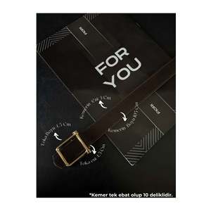 Square <b>Buckle</b> Women's <b>Belt</b>, Trouser <b>Belt</b>, Jacket <b>Belt</b>, Dress <b>Belt</b> - Brown - Product Image 1