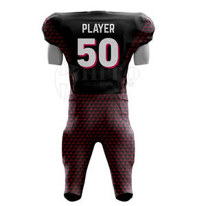 Pantalones y camiseta de fútbol americano de alta elasticidad con colores de equipo Kit de fútbol americano personalizado para juego de equipo competitivo - Product Image 2