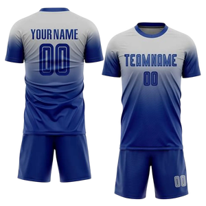 High performance football jersey and shorts set featuring lightweight moisture <b>wicking</b> fabric and flexible athletic fit for club - Product Image 6