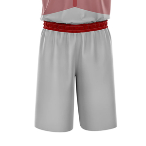 ชุดเสื้อบาสเก็ตบอลและกางเกงขาสั้นชุดเล่นกีฬาสีทึบโลโก้ออกแบบใหม่ล่าสุด - Product Image 5