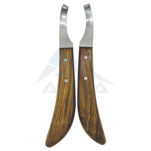 Hoof <b>Knives</b> <b>Set</b> Professional Farrier Hoof Trimming <b>Knives</b> Left Right Hand Use Razor <b>Sharp</b> Stainless Steel Blades Design - Product Image 1