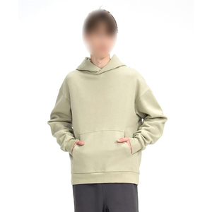 Vêtements pour hommes Sweats à capuche Pull-over épais en éponge française Sweats à capuche en tissu de coton Sweats à capuche surdimensionnés pour hommes - Product Image 1