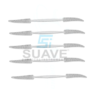 Nouveau jeu de 5 pièces d'instruments de chirurgie dentaire ensemble de limes osseuses dentaires de haute qualité par SUAVE INSTRUMENTS SURGICAUX - Product Image 2