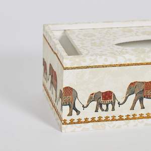 Vente en gros de boîte à mouchoirs en MDF émaillé couverture de boîte à mouchoirs en bois naturel et écologique boîte à mouchoirs en bois artisanat de qualité par HF CRAFTS - Product Image 2