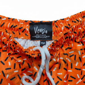 กางเกงขาสั้นผู้ชายเอวยางยืดระบายอากาศได้ดีเสื้อตาข่าย220GSM สไตล์สตรีทสำหรับฤดูร้อนโลโก้ออกแบบได้ตามต้องการ - Product Image 3