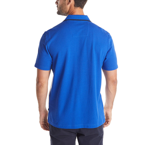 Camiseta Polo de Alta Calidad 100% Algodón para Hombre, Venta al por Mayor, Tallas Grandes, Transpirable, con Estampado Sólido, Estilo Casual - Product Image 3