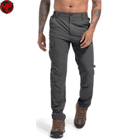 OEM Pantalon de travail cargo léger et décontracté pour hommes, séchage rapide, résistant à l'eau, pêche, voyage, escalade, extérieur, pantalon de randonnée extensible