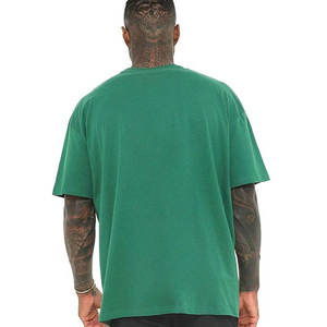 เสื้อยืดลำลองแขนสั้นผู้ชายระบายอากาศได้ดีและโลโก้กำหนดเองผ้าถักลาย100% แบบ OEM - Product Image 3