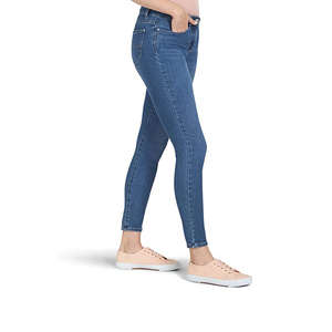 Pantalones Vaqueros Rectos de Mezclilla Lavada a la Piedra para Mujer, Transpirables, de Alta Calidad, Moda Urbana Ecológica, Gran Venta - Product Image 4