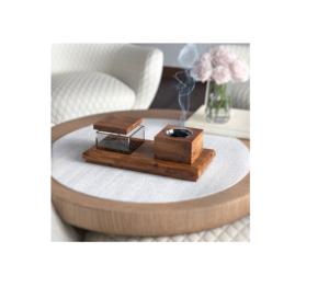 Quemador de incienso de Metal ecológico hecho a mano tradicional soporte Bakhoor soporte para colector de cenizas para aromaterapia - Product Image 4