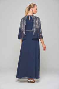 Elegante Vestido de Noche Formal Largo con Corte en A, Antiestático, para Mujer, con Lentejuelas, Bordado, Perlas, Media Manga, para Fiesta, Graduación, Cena - Product Image 2