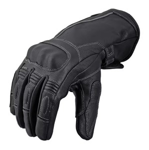 Guantes de motocicleta de cuero de piel de oveja de dedo completo Guanine, guantes de conducción de carreras de invierno con empuñaduras transpirables, motocicleta alimentada - Product Image 5