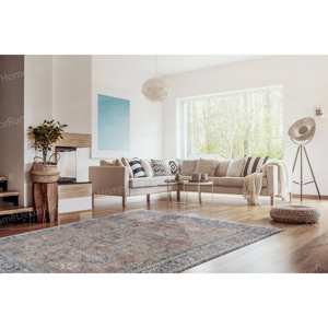 <b>Tribal</b> Printed <b>Rug</b>: 3D Design, Thick, Brown, Small, Dining Room,Nonwoven Soft <b>Rug</b> - Product Image 2