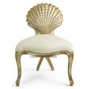 Feuille Design Décoratif Fait Main Chaise Noir Et Nickel Plaqué Fantaisie Chaise Salon Maison Et Hôtel Décor Fournitures De L'Inde - Product Image 4