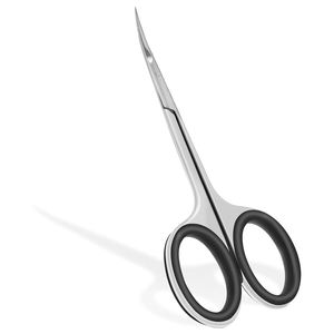 Vente en gros de ciseaux à cuticules pour ongles Finition Dall Lame droite tranchante en acier inoxydable Ciseaux à cuticules de 3.5 pouces - Product Image 4