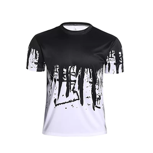 T-shirt élastique de campagne sublimé personnalisé impression T-shirt vierge meilleur prix haute qualité 100% coton décontracté unisexe - Product Image 1