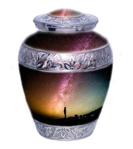 Fabricación De Grabado De Cenizas Urna De Cremación Urna Funeraria De Aluminio De Metal A Precio Mayorista Urna Clásica De Camuflaje - Product Image 1