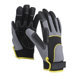 Gants de travail industriel à doigts entiers de protection des mains Gants de sécurité à assemblage mécanique durables enduits de sable flexibles - Product Image 6
