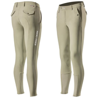 Offre Spéciale culotte classique à 4 poches pour hommes de couleur personnalisée Leggings de cheval d'équitation anglais avec selles