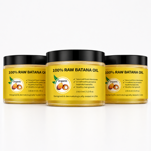Beurre capillaire Batana personnalisé, traitement hydratant naturel, huile de Batana pure et brute, beurre capillaire pour cheveux afro bouclés et crépus - Product Image 1