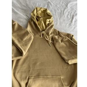 Embroidered Logo Satin Lined Hoodies 100% Cotton Streetwear Custom Heavyweight Blank Pullover Silk <b>Hoodie</b> for Men - Product Image 4