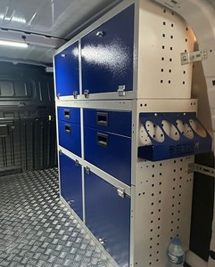 Armoires et supports de véhicules modulaires de haute qualité Solutions de stockage de service mobiles pour matériau métallique d'étagère de fourgonnette OEM - Product Image 3