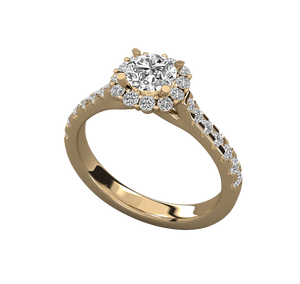 Bague de fiançailles et de mariage classique solitaire en diamant, nouvelle conception, haute demande, prix bas, or 10k/14k/18k, diamant de laboratoire certifié IGI pour - Product Image 1