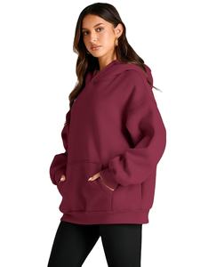 SIBRIN haute qualité personnalisé femmes pull à capuche multicolore Polyester coton polaire hiver sweat impression personnalisée avant - Product Image 5