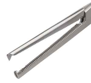 Tijeras de acero inoxidable de calidad superior Pinzas para arterias Kocher 1:2 dientes rectos con mandíbulas completamente dentadas Instrumentos quirúrgicos - Product Image 5