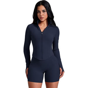Chaquetas Ajustadas de Yoga para Mujer, Top con Cinturón, Definición de Torso, Correa Ajustable, Ajuste Personalizable - Product Image 4