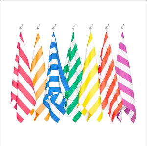 100% Organic Cotton Golf Terry <b>Beach</b> <b>Towel</b> for Summer Handmade in India - Product Image 5