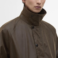 Veste de travail pour homme en toile cirée épaisse 100% nylon, style streetwear, à capuche, imperméable et coupe-vent