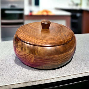 Nouvelle Arrivée Plat à Gratin Moderne en Bois Finition Noyer pour Usage Domestique et Hôtelier, Compatible Lave-Vaisselle, Pièce Maîtresse de Table - Product Image 3