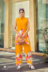 Dhwaja Export - Salwar Kameez de Rayón Pesado con Estampado Chinnon de Secado Rápido para Mujer, Ropa India y Pakistaní para Fiestas, Todas las Temporadas - Product Image 4