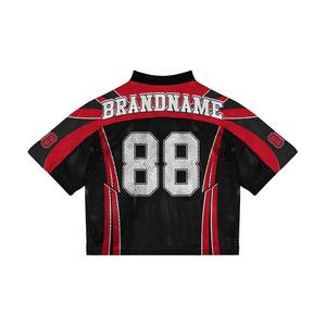 Vêtements de sport de qualité supérieure nom de l'équipe personnalisée par sublimation vêtements de football unisexe maillot de football à manches courtes col en V maillot de football - Product Image 4