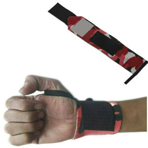 Muñequeras antideslizantes transpirables resistentes de neopreno de la mejor calidad para levantamiento de pesas Fitness con cierre de gancho y bucle - Product Image 4