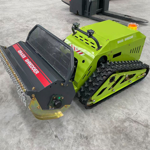 Tondeuse à gazon robotisée électrique certifiée CE EPA, petite taille, 800mm 1000mm 1200mm, télécommandée, sur chenilles, à fléaux, avec GPS et chargeur - Product Image 5