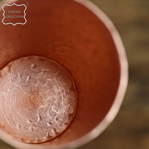 แก้วมักทำจากทองแดงโบราณมีฝาปิดแก้วเบียร์ขนาด500มล. แก้วกาแฟมอสโกมิวล์ดื่มเบียร์ค็อกเทลตั้งแคมป์ - Product Image 6