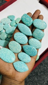 100% Cabochon d'amazonite naturelle de haute qualité en vrac incroyable pierre d'amazonite polie personnalisable pour la fabrication de bijoux directe - Product Image 2