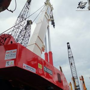 Grue tout-terrain télescopique hydraulique Tadano TR-500EX d'occasion, 50 tonnes, flèche télescopique de 34 m, marque japonaise d'origine, faible nombre d'heures, certifiée CE - Product Image 3