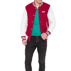Chaqueta Letterman Personalizada con Logotipo Frontal y Cuello Alto, MOQ Bajo, Alta Calidad, para Hombre, Invierno, Transpirable, Secado Rápido, Poliéster/Algodón, OEM - Product Image 4