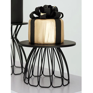 Soporte de pastel de alta calidad hecho a mano de Metal soporte de pastel elegante antiguo para centro de mesa de boda más elegante y lujoso - Product Image 3