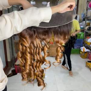 ผมแท้เวียดนาม 100% แบบเป็นมัด พร้อมผมด้านหน้าสำหรับทำวิกผมสำหรับผู้หญิงผิวสี - Product Image 4