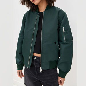 2025 nouveauté dames tache respirant collège université Baseball veste haute qualité Satin veste pour femmes hiver bas quantité minimale de commande - Product Image 1