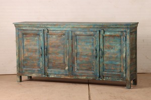 Contemporary Wood Buffet Cabinet <b>Sideboard</b> <b>Storage</b> Organizer for Home Furniture Use Featuring Display Space Drawers Shelves - Product Image 5