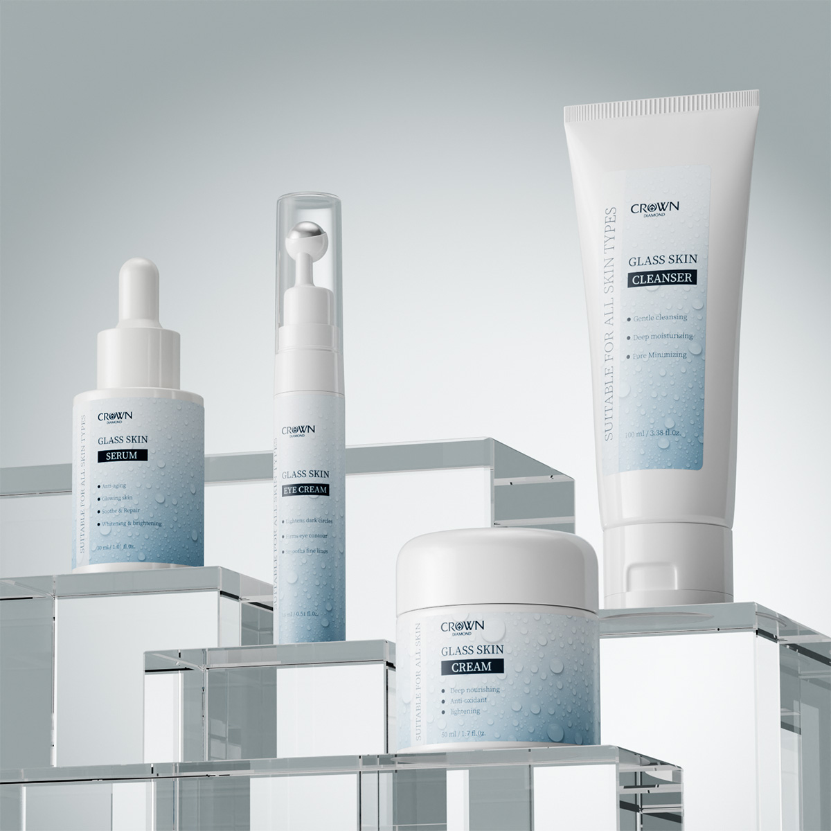 Glass Skin care Set
