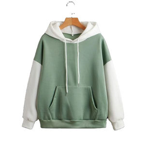 เสื้อมีฮู้ดกระเป๋าจิงโจ้พรีเมี่ยมใส่ได้ทั้งชายและหญิงผ้าฟลีซผ้าฝ้าย100% โอเวอร์ไซส์ฤดูหนาวพิมพ์ลายทึบลายไซส์ XS 6XL สลิม - Product Image 1