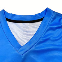 Alta calidad sublimado rojo y blanco 100% poliéster uniforme de fútbol camisetas de fútbol americano Jersey de fútbol