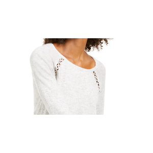 Maglione Casual da Donna INC International Concepts con Occhielli, Colore Grigio, Taglia Small, per la Stagione Autunnale - Product Image 2